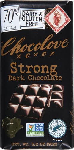 Chocolove Strong Dark Chocolate, 3.2 oz