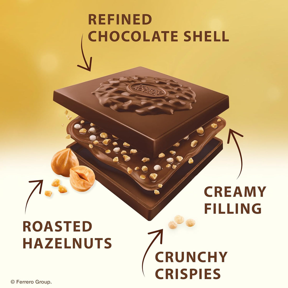 Ferrero Rocher Premium Assorted chocolate squares