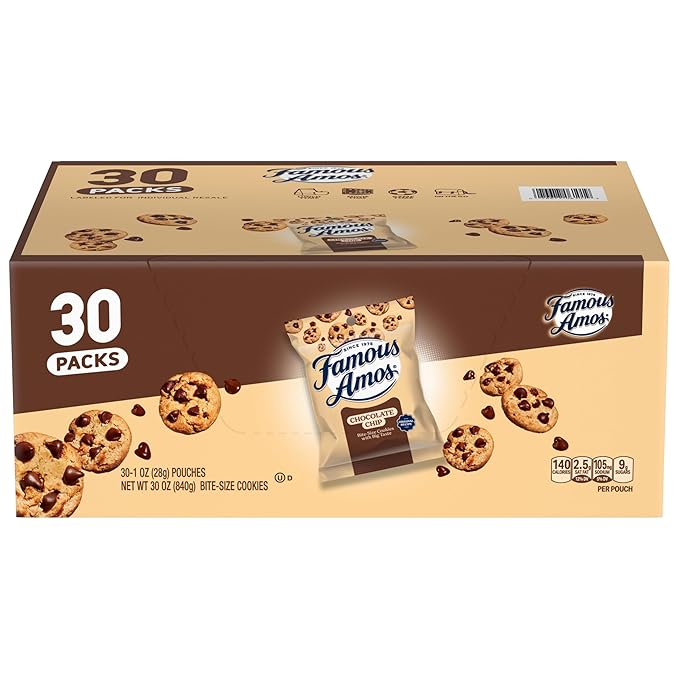 Famous Amos Original Recipe Chocolate Chip Bite-Size Cookies