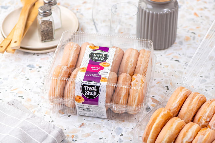 Our Specialty Treat Shop Glazed Yeast Ring Donuts,