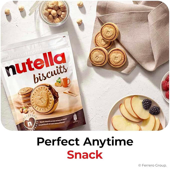 Nutella Biscuits Cookies Filled with Nutella Hazelnut Spread,