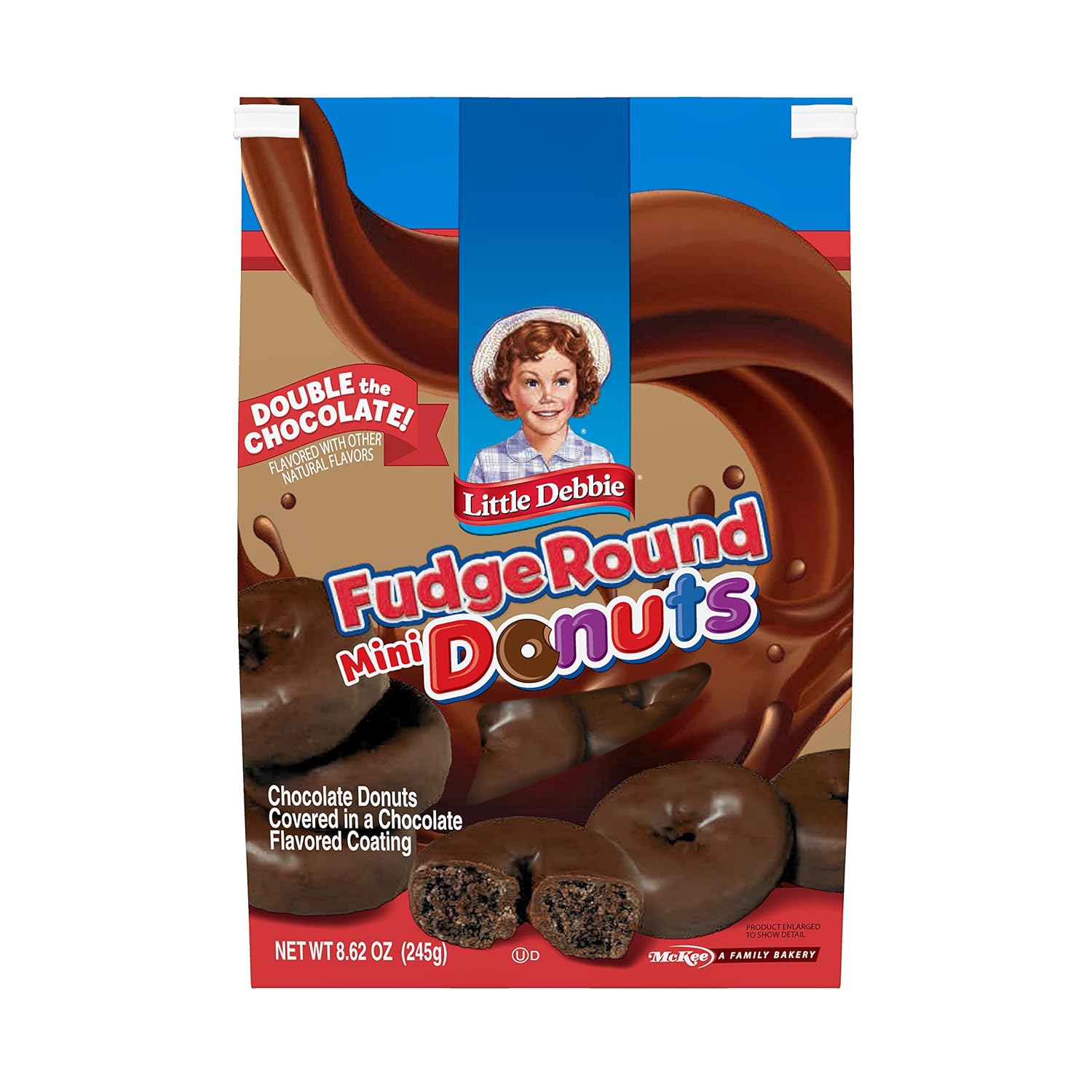 Little Debbie Fudge Round Mini Donuts