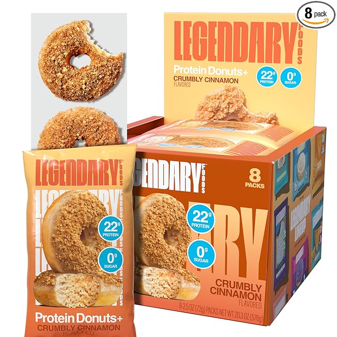 Protein Donuts - Crumbly Cinnamon